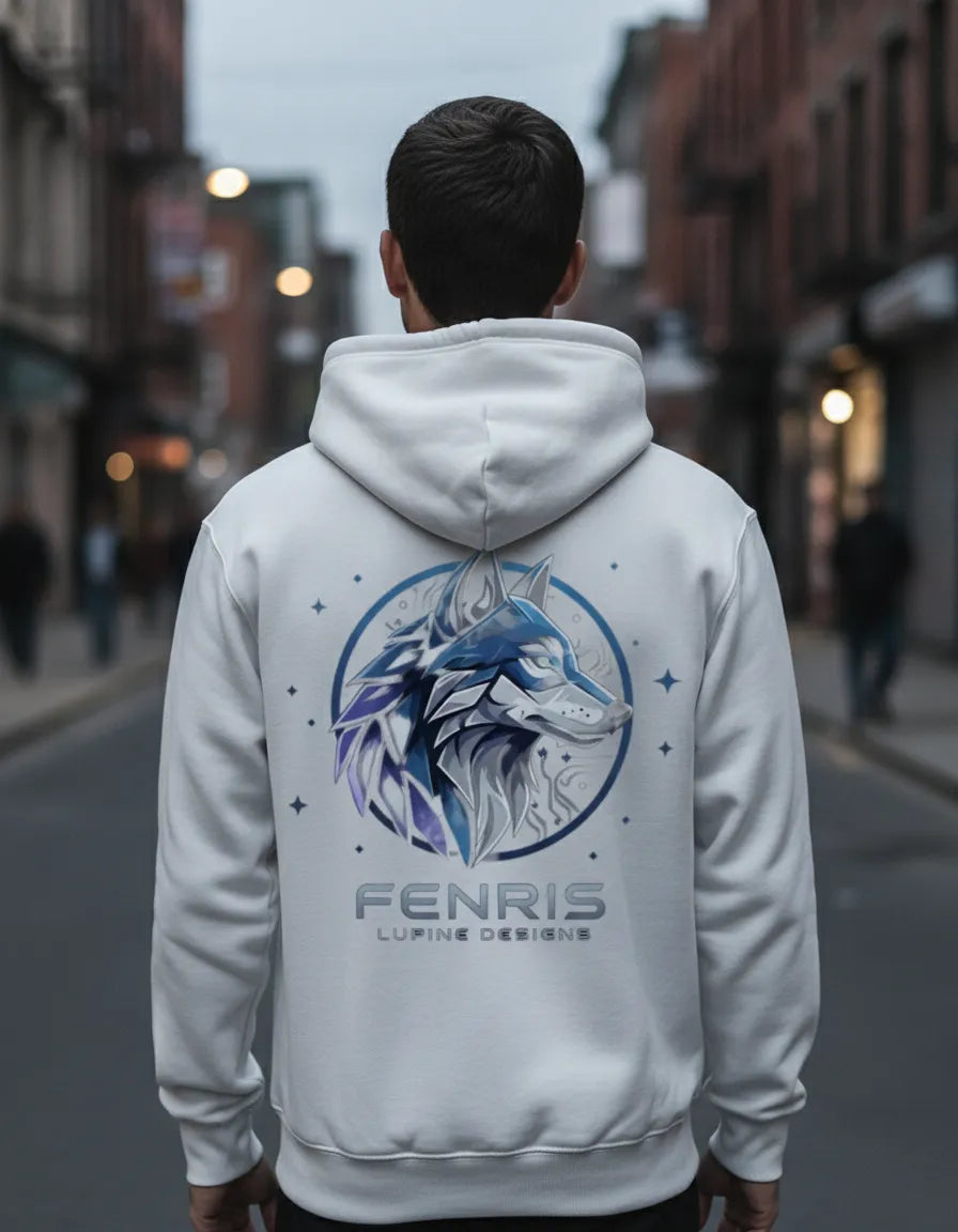 OverSized Hoodie Wolf Arc! UrbanVault Non-Sweat Cloth