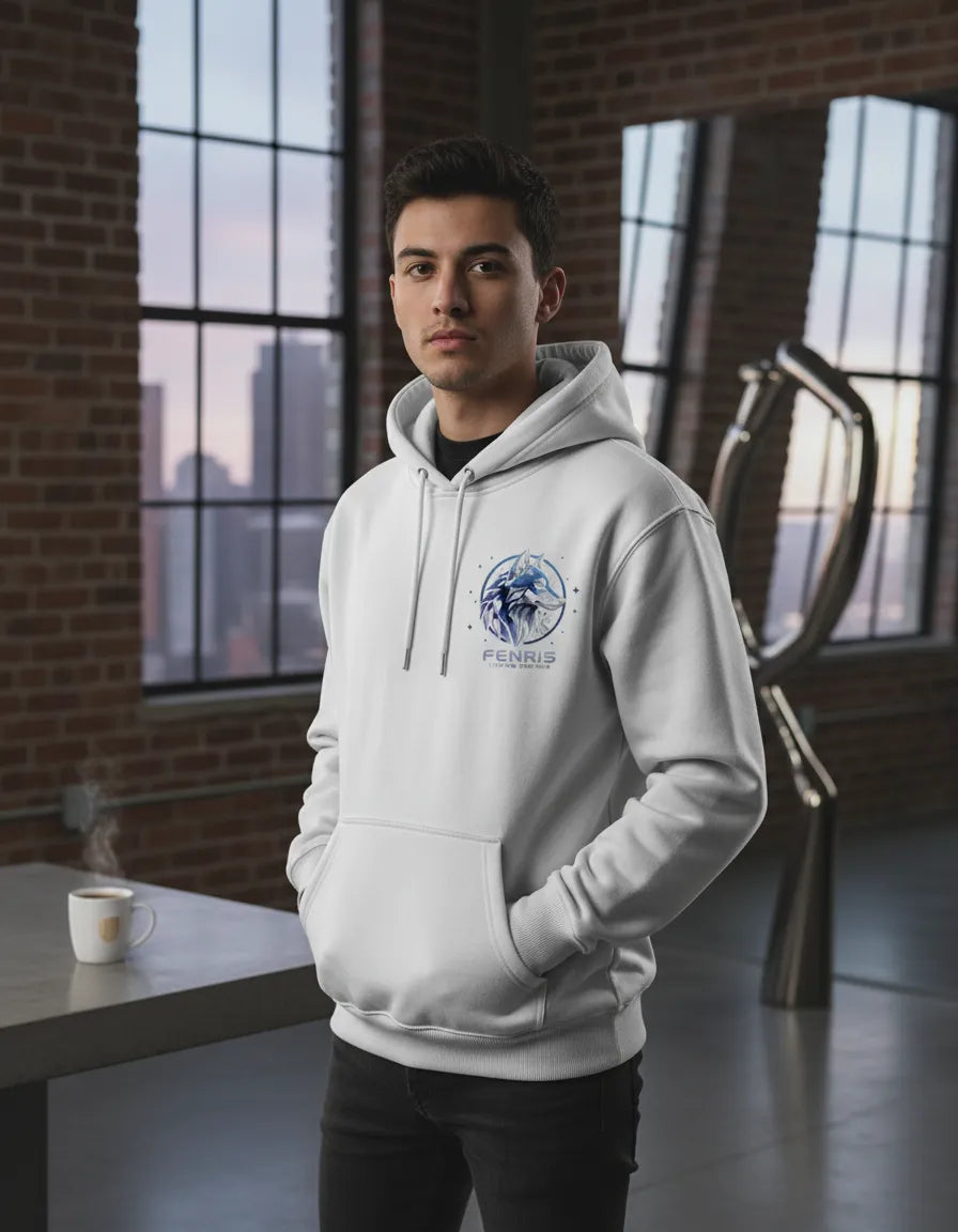 OverSized Hoodie Wolf Arc! UrbanVault Non-Sweat Cloth